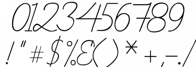 Prochok Regular Font OTHER CHARS