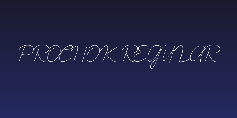 Prochok Regular Social Header
