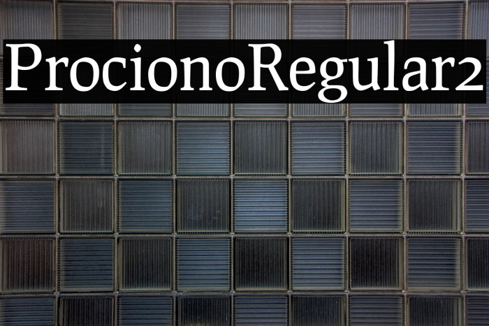 Prociono Regular2 Example 1