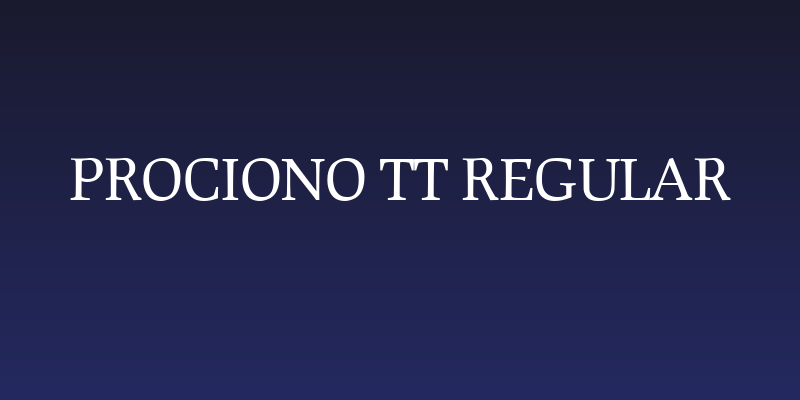 Prociono TT Regular Social Header