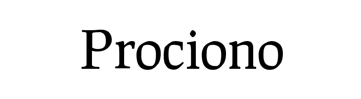 Prociono  لخطوط تنزيل