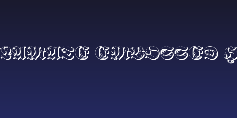 Proclamate Embossed Heavy Social Header