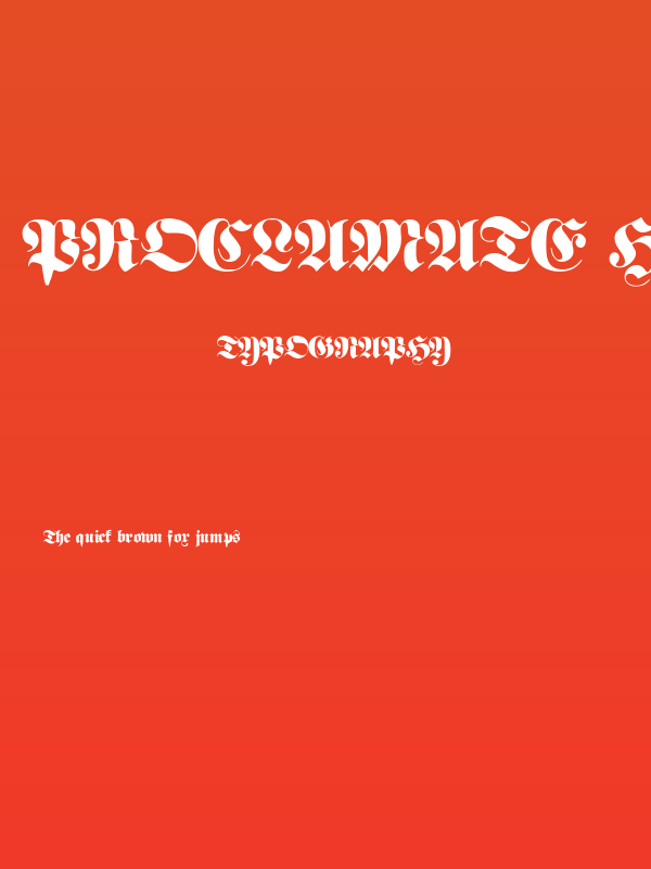 Proclamate Heavy Heavy Poster