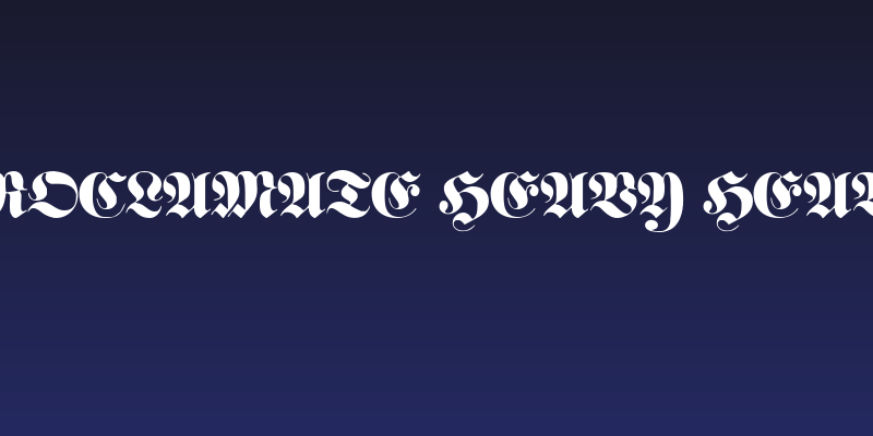 Proclamate Heavy Heavy Social Header