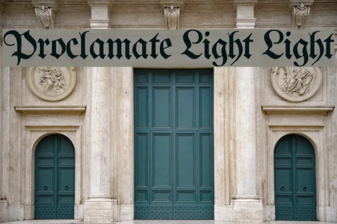 Proclamate Light Light Example 1