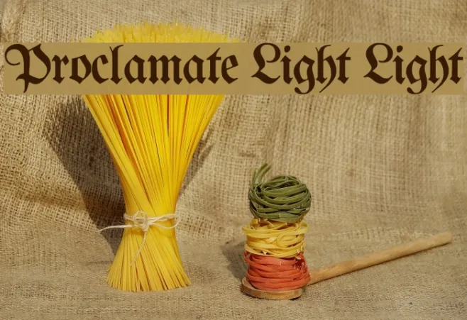 Proclamate Light Light Example 2