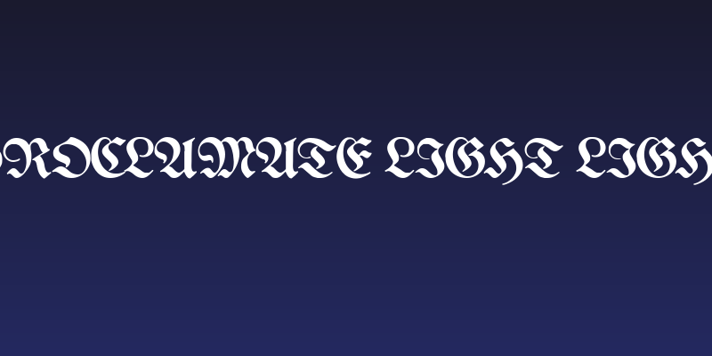 Proclamate Light Light Social Header