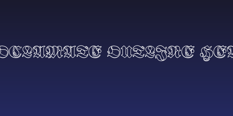 Proclamate Outline Heavy Social Header