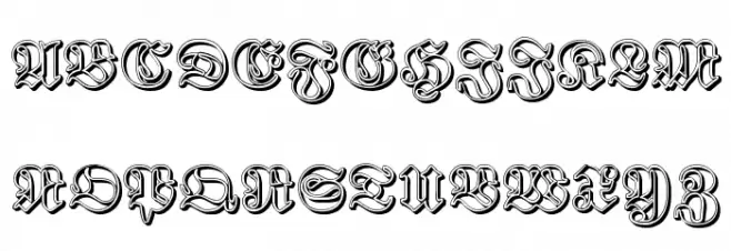 Proclamate Ribbon Heavy Schriftart Groß