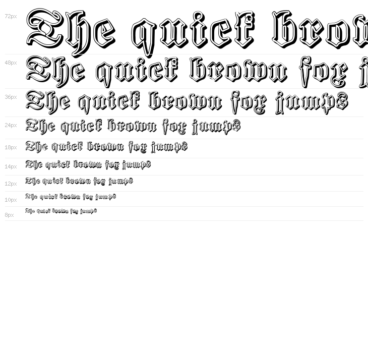 Proclamate Ribbon Heavy Waterfall