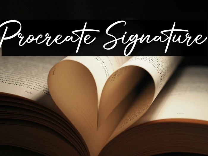 Procreate Signature Example 2