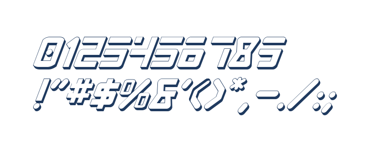 Procyon Shadow Italic Other Characters