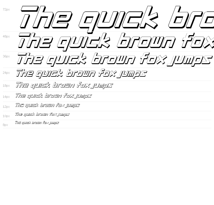 Procyon Shadow Italic Waterfall