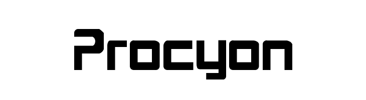 Procyon  Fuentes Gratis Descargar