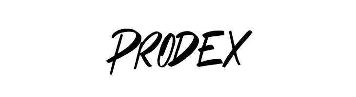 Prodex  font caratteri gratis
