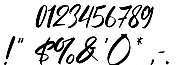 Prodex フォント その他の文字
