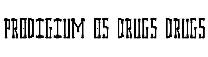 Prodigium Os Drugs Drugs  Frei Schriftart Herunterladen