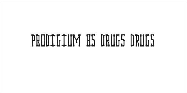Prodigium Os Drugs Drugs Logo