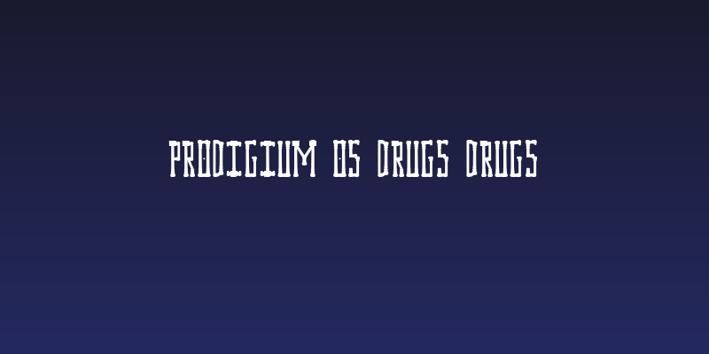 Prodigium Os Drugs Drugs Social Header
