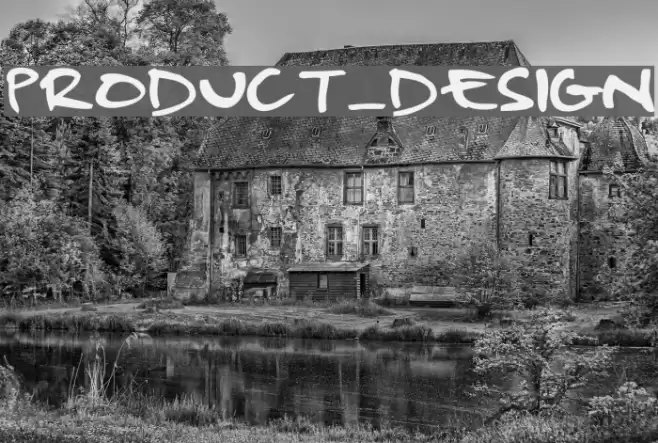 Product_Design Schriftart examples
