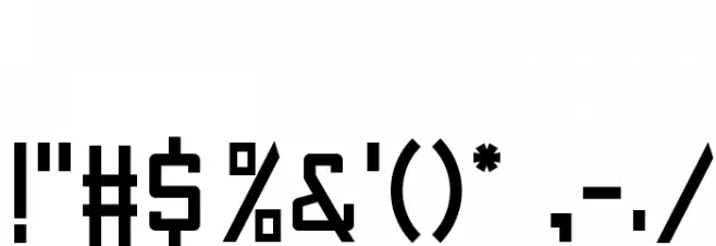 Production-Regular Font OTHER CHARS