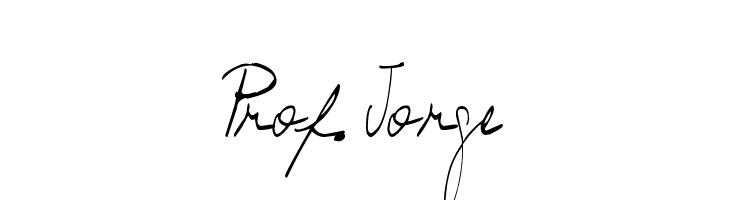 Prof. Jorge  Frei Schriftart Herunterladen