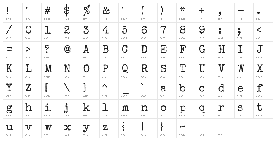 Profaisal-Elite-Tahreer Character Map