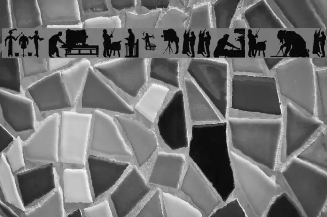 Professions Font examples