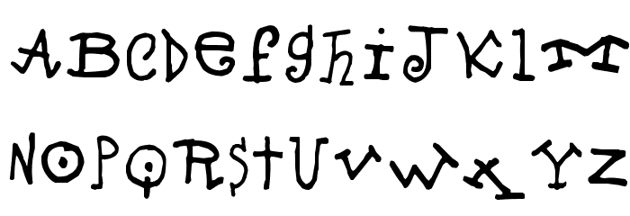 Professor Mad Font LOWERCASE