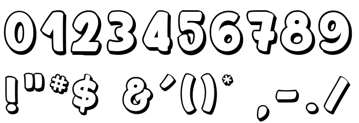 Professor Marbles 1_PersonalUseOnly Font OTHER CHARS