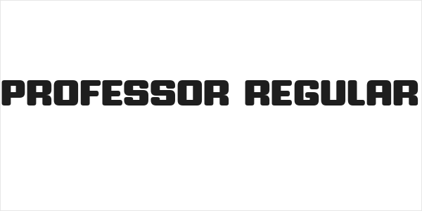 Professor Regular Logo