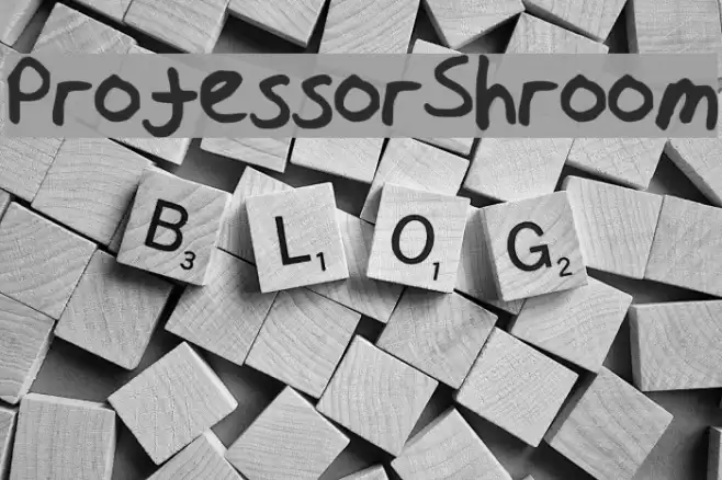 ProfessorShroom Font examples