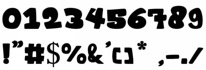 Proffalice Funny Bold Schriftart Anderer Schreiben