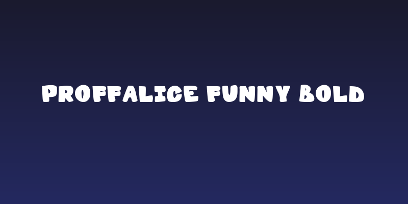 Proffalice Funny Bold Social Header