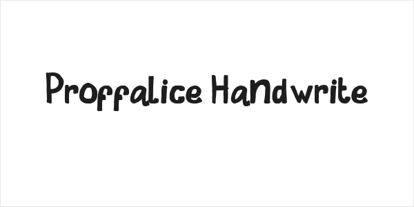 Proffalice Handwrite Logo