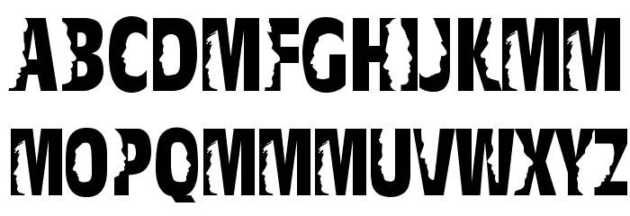 ProfilerDEMO Schriftart Kleinbuchstaben