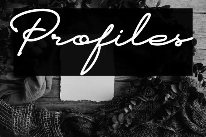 Profiles Font examples