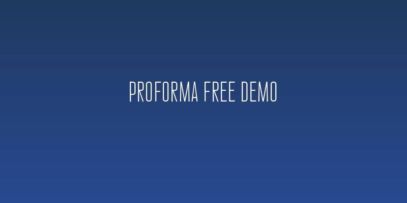Proforma Free Demo Social Header