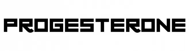 Progesterone  font caratteri gratis