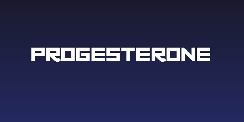 Progesterone Social Header