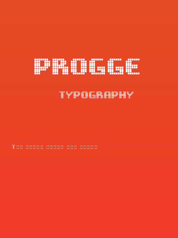 Progge Poster