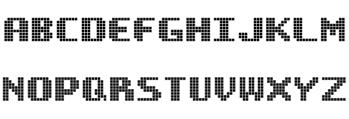 Progge Font LOWERCASE