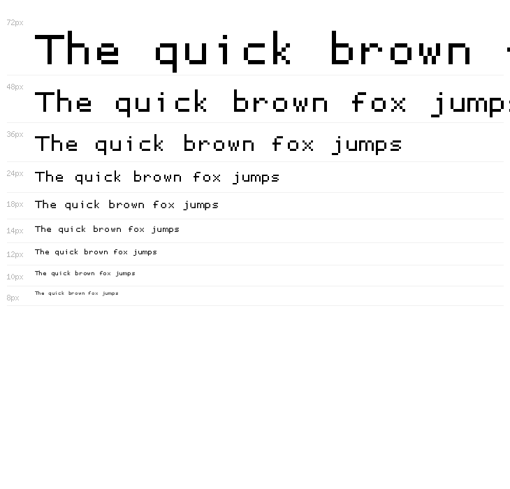 ProggySmallTT Waterfall