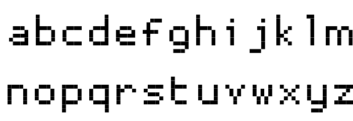 ProggySmallTT Font LOWERCASE