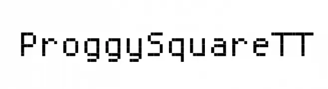 ProggySquareTT  Скачать бесплатные шрифты