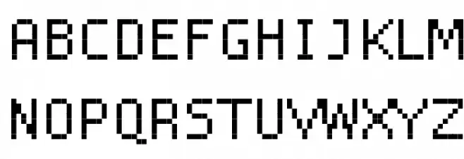 ProggySquareTTSZ 字体 大写