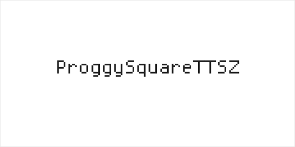ProggySquareTTSZ Logo