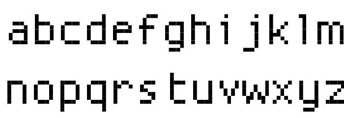 ProggySquareTTSZ Font LOWERCASE