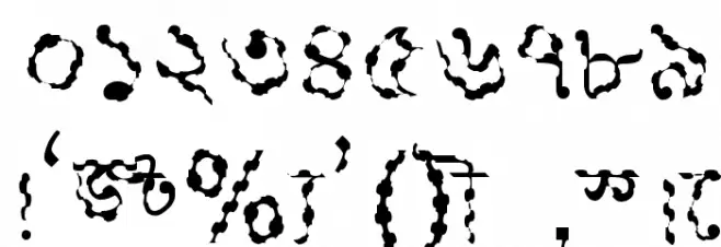 Progoty Wave Font OTHER CHARS