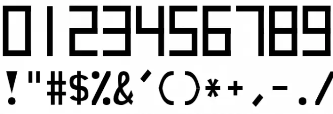 Programmer Font by Kyle Font OTHER CHARS
